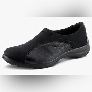 Flexus - Easy Slip-On Black Women’s Comfort Shoe